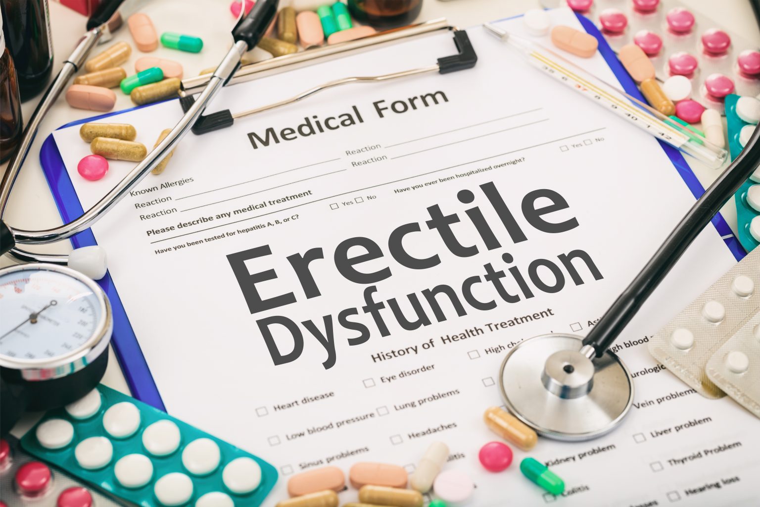 Medical Form Diagnosis Erectile Dysfunction Z Urology